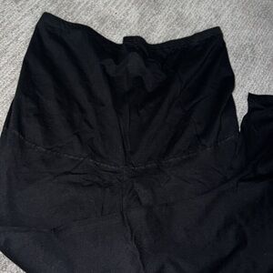 Times two black maternity leggings